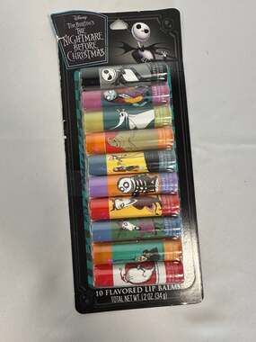 Taste Beauty Disney The Nightmare Before Christmas 10 Flavored Lip Balms Set